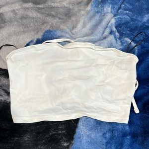 Small white tube top